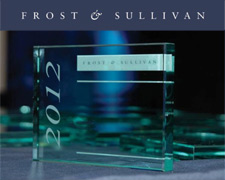 Frost & Sullivan 2012 Global Radio-frequency (RF) Test Equipment Company of the Year Award