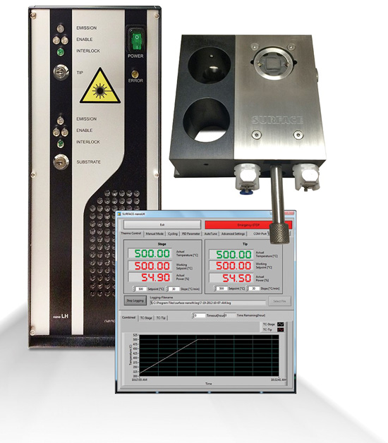 Figure 1: The Keysight G200 laser heater system