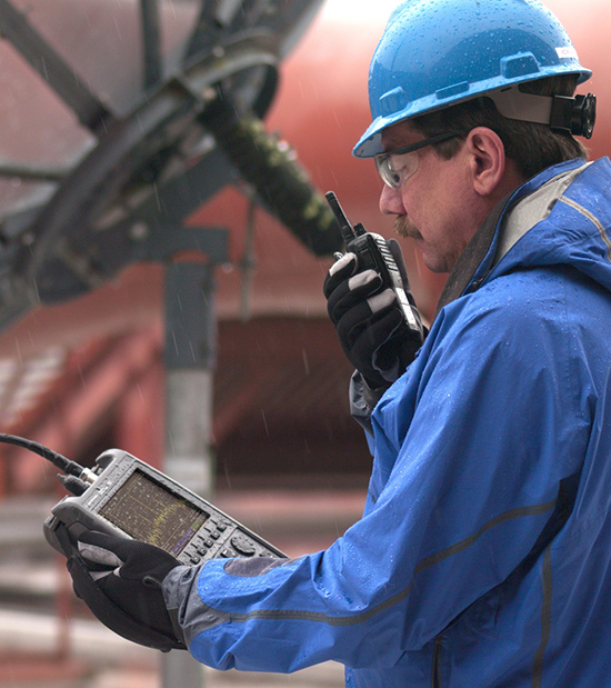 Figure 2: FieldFox is a handheld instrument designed for the day-to-day workflows of technicians and engineers in the field.