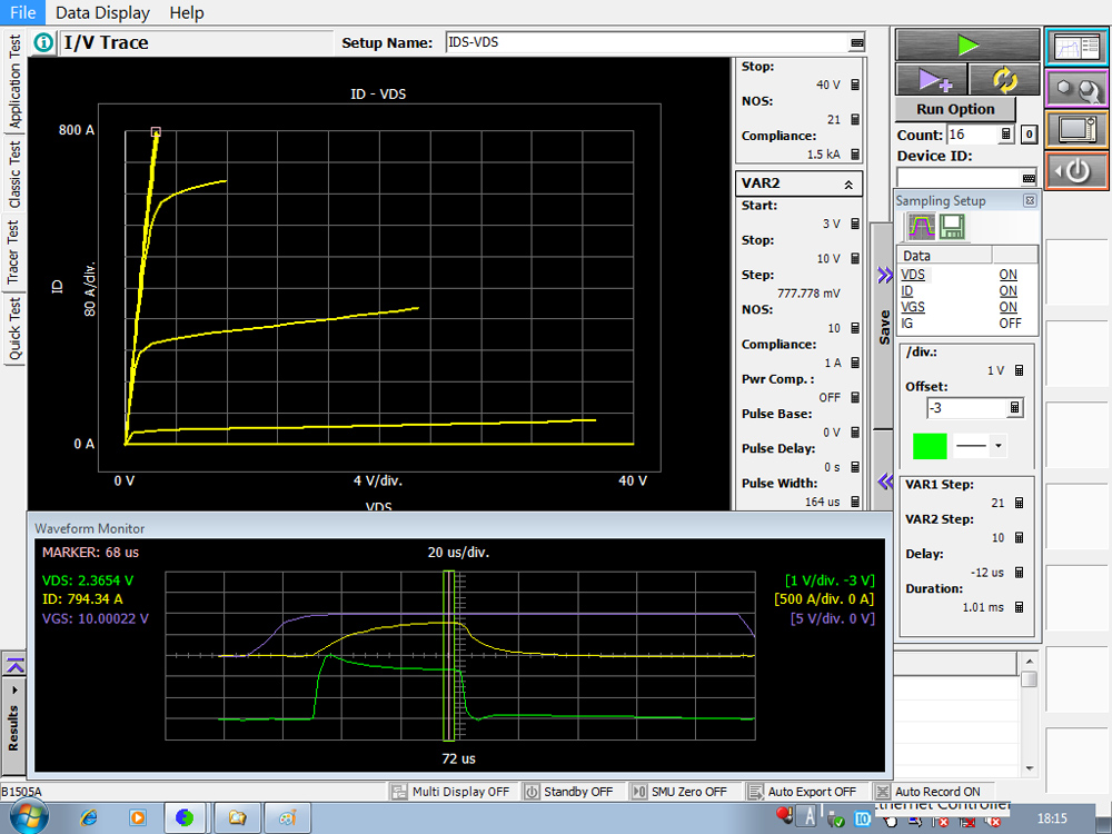 Keysight B1505A USED Power Device Analyzer/Curve Tracer