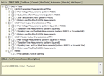 N1082A-4TP software's CAUI-4 test menu.