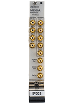 Front shot of the M9300A that generates clean 10-MHz and 100-MHz signals for high-performance RF systems.