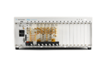 M9391A PXIe Vector Signal Analyzer and M9381A PXIe Vector Signal Generator in M9018A 18 Slot PXIe Chassis with M9036A PXIe Embedded Controller.