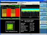 Screenshot of X-Series measurement application for WCDMA.