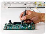 N2795A and N2796A single-ended active probes provide ultra-low DUT loading and superior signal fidelity with a built-in headlight to help view your circuits under test.