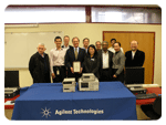 Santa Clara University and Agilent Technologies ceremony attendees.