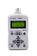 Agilent V3500A handheld RF power meter with built-in display.