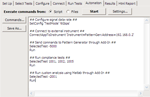 Remote programming script is written into the Automation tab to control external equipment, automate test plan and run custom analysis.