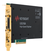 U5310A PCIe High-Speed Digitizer with on-board processing, 2 channels, 10-bit resolution, up to 10 GS/s, and DC to 2.5 GHz bandwidth.